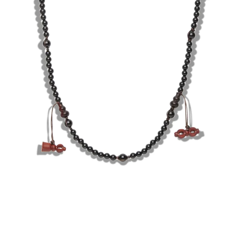 Collana Onice Mudra Corta 54 Grani NHS1600-1 Tamashii Collana Onice Mudra Corta 54 Grani NHS1600-1 Tamashii