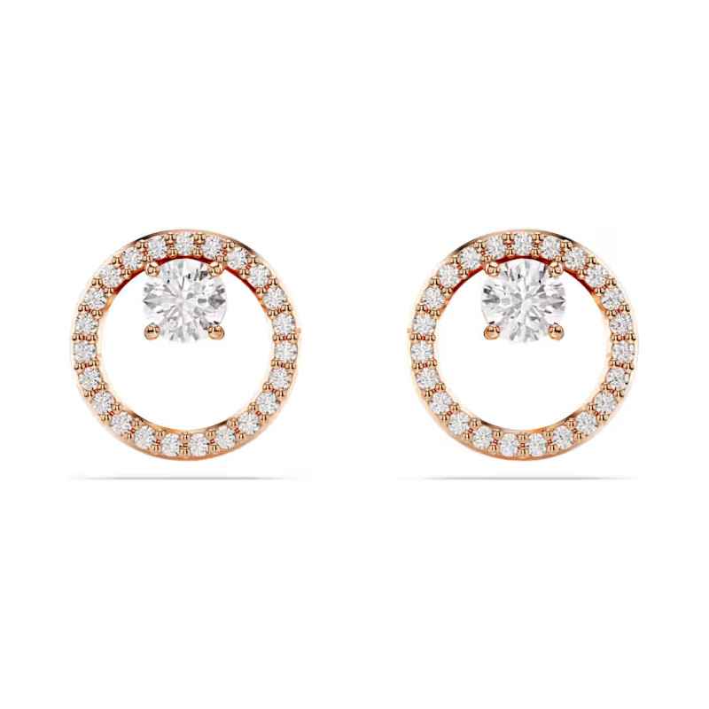 ORECCHINI LOBO CONSTELLA TAGLIO ROUND ORO ROSA SWAROVSKI ORECCHINI LOBO CONSTELLA TAGLIO ROUND ORO ROSA SWAROVSKI