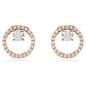 ORECCHINI LOBO CONSTELLA TAGLIO ROUND ORO ROSA SWAROVSKI ORECCHINI LOBO CONSTELLA TAGLIO ROUND ORO ROSA SWAROVSKI