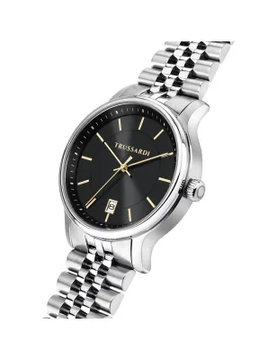 Orologio T-Inedito Nero e Oro Acciaio R2453174004 Uomo Trussardi - category_name - XDMG De Marchi Gianotti