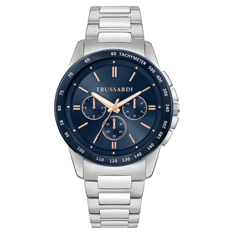Orologio T-Hawk Blu Tachimetro R2453153005 Uomo Trussardi