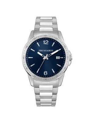 Orologio T-Hawk Silver Quadrante Blu R2453153008 Uomo Trussardi - category_name - XDMG De Marchi Gianotti