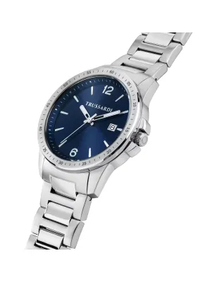 Orologio T-Hawk Silver Quadrante Blu R2453153008 Uomo Trussardi - category_name - XDMG De Marchi Gianotti