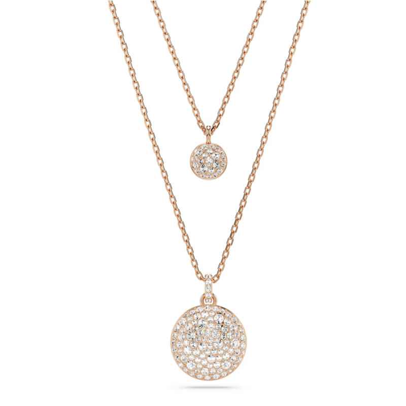 Collana Pendente Meteora Placcato color oro rosa Donna Swarovski Collana Pendente Meteora Placcato color oro rosa Donna Swarovski