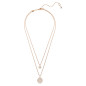 Collana Pendente Meteora Placcato color oro rosa Donna Swarovski Collana Pendente Meteora Placcato color oro rosa Donna Swarovski