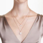 Collana Pendente Meteora Placcato color oro rosa Donna Swarovski Collana Pendente Meteora Placcato color oro rosa Donna Swarovski