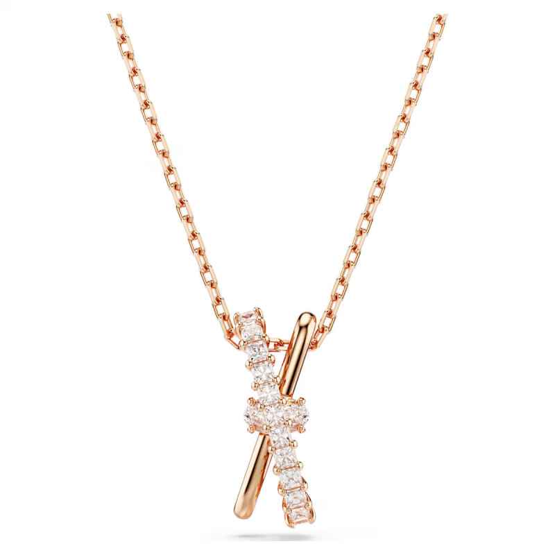 Collana HYPERBOLA TAGLIO MISTO TWIST ORO ROSA Donna Swarovski