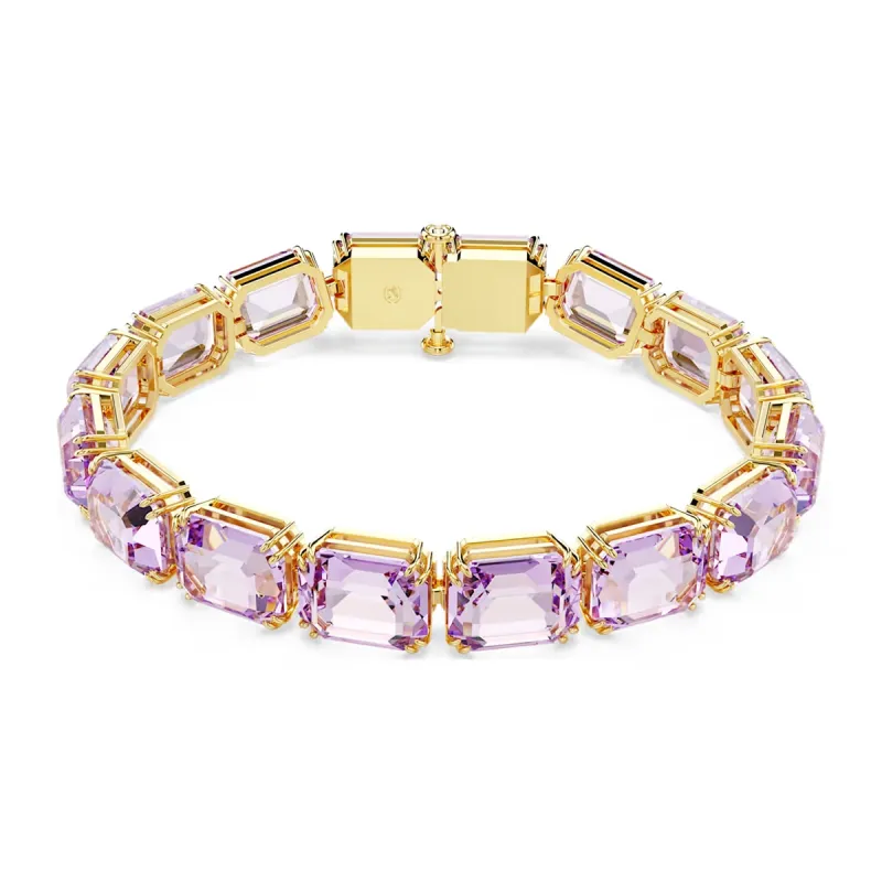 Bracciale Tennis Millenia Taglio ottagonale Viola Donna Swarovski Bracciale Tennis Millenia Taglio ottagonale Viola Donna Swarovski