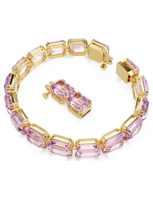 Bracciale Tennis Millenia Taglio ottagonale Viola Donna Swarovski  - category_name - XDMG De Marchi Gianotti