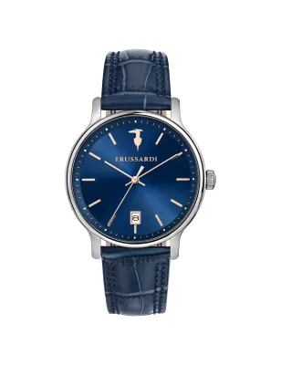 Orologio T-Inedito Blu Pelle Cocco R2451174004 Uomo Trussardi - category_name - XDMG De Marchi Gianotti