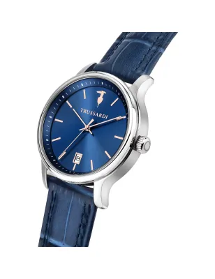 Orologio T-Inedito Blu Pelle Cocco R2451174004 Uomo Trussardi - category_name - XDMG De Marchi Gianotti