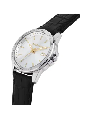 Orologio T-Hawk Silver Gold Pelle R2451153003 Uomo Trussardi - category_name - XDMG De Marchi Gianotti