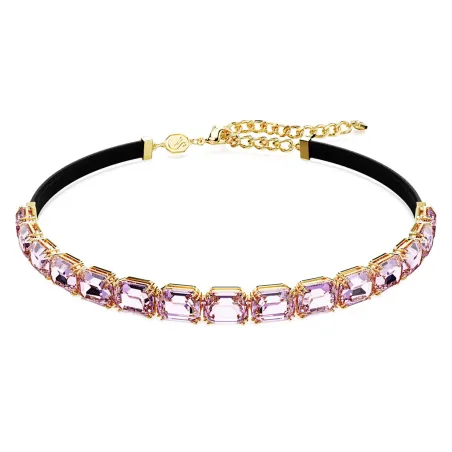 Girocollo Tennis Millenia Taglio ottagonale Viola Donna Swarovski
