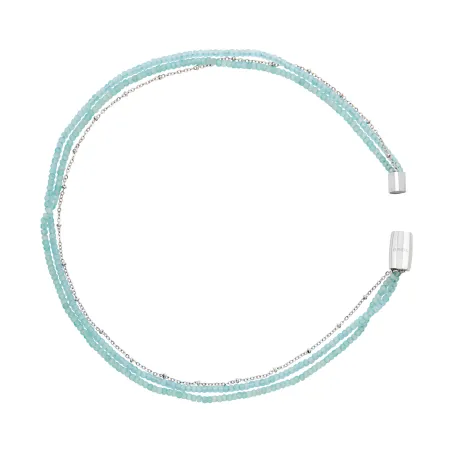 Collana Magnetica System Elemento Medium Sea Water Donna Breil