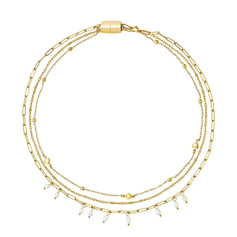 Collana Magnetica System Elemento Medium Pearl's Dream Breil Collana Magnetica System Elemento Medium Pearl's Dream Breil