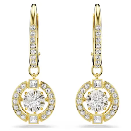 Orecchini Pendenti Dorati Una Angelic Donna Swarovski - category_name - XDMG De Marchi Gianotti