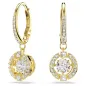 Orecchini Pendenti Dorati Una Angelic Donna Swarovski Orecchini Pendenti Dorati Una Angelic Donna Swarovski