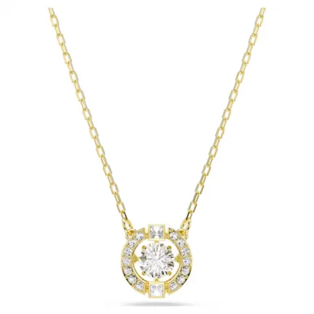 Collana Dorata Pendente Una Angelic, Taglio Misto Donna Swarovski - category_name - XDMG De Marchi Gianotti