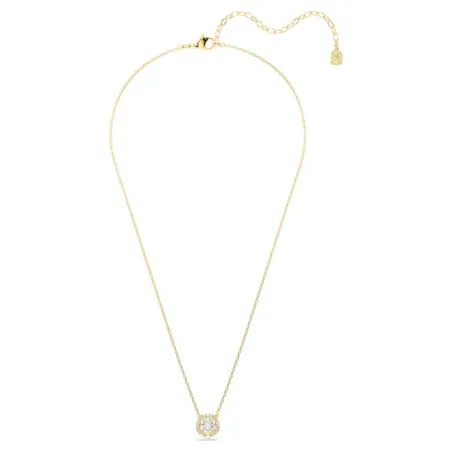 Collana Dorata Pendente Una Angelic, Taglio Misto Donna Swarovski