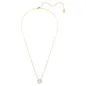Collana Dorata Pendente Una Angelic, Taglio Misto Donna Swarovski