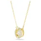 Collana Dorata Pendente Una Angelic, Taglio Misto Donna Swarovski