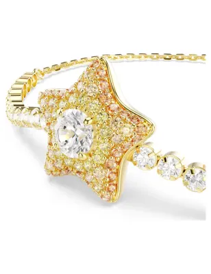 Bracciale Dorato Sublima, Stella, Multicolore Donna Swarovski