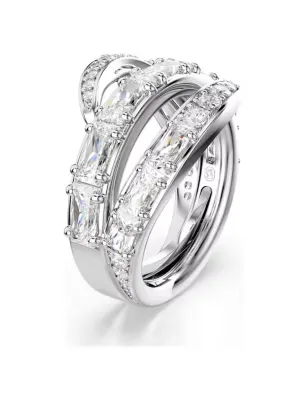 Anello Vienna, Taglio Misto, Cigno, mis. 55-60 Donna Swarovski