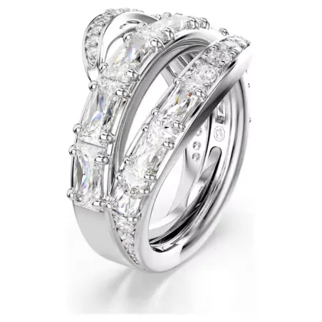 Anello Vienna, Taglio Misto, Cigno, mis. 55-60 Donna Swarovski