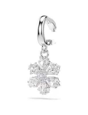 Charm Idyllia, Fiocco di Neve, Bianco Donna Swarovski