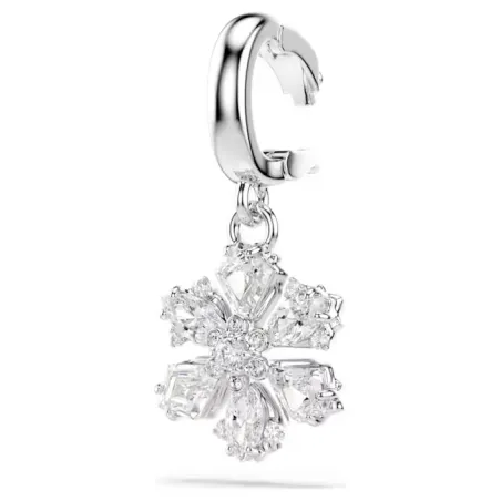 Charm Idyllia, Fiocco di Neve, Bianco Donna Swarovski
