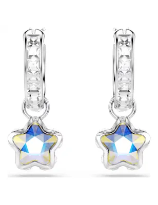 Orecchini Pendenti Chroma, Stella, Placcato Rodio Donna Swarovski - category_name - XDMG De Marchi Gianotti
