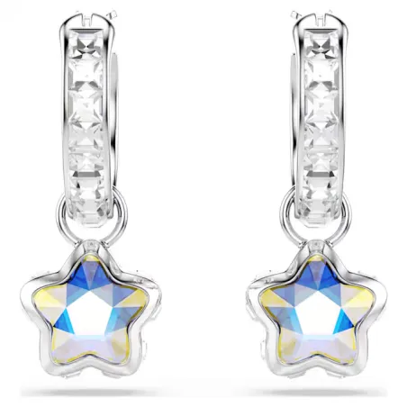 Orecchini Pendenti Chroma, Stella, Placcato Rodio Donna Swarovski - category_name - XDMG De Marchi Gianotti