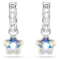 Orecchini Pendenti Chroma, Stella, Placcato Rodio Donna Swarovski