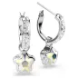 Orecchini Pendenti Chroma, Stella, Placcato Rodio Donna Swarovski