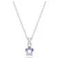 Collana Pendente Chroma, Stella, Placcato Rodio Donna Swarovski Collana Pendente Chroma, Stella, Placcato Rodio Donna Swarovski