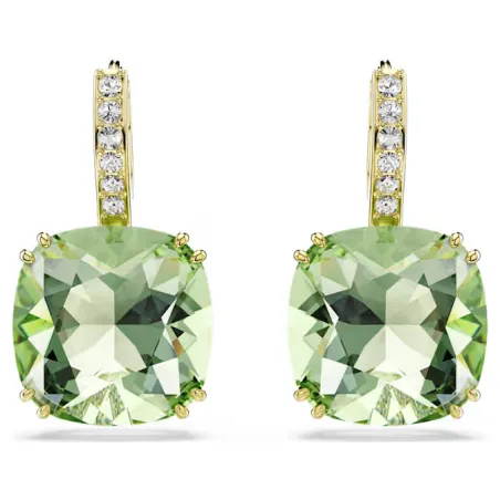 Orecchini Pendenti Millenia,Verdi, Finitura Oro 18K Donna Swarovski - category_name - XDMG De Marchi Gianotti
