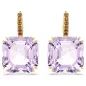 Orecchini Pendenti Millenia, Viola, Taglio Squadrato Donna Swarovski Orecchini Pendenti Millenia, Viola, Taglio Squadrato Donna Swarovski