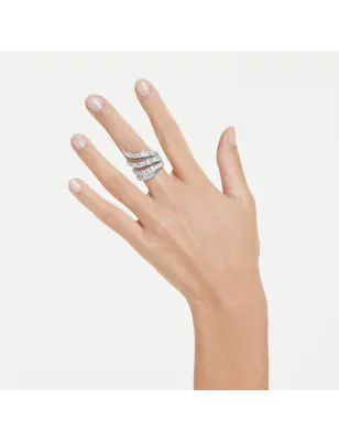 Anello Cocktail Vienna, Cigno, Bianco, mis.55-60 Donna Swarovski - category_name - XDMG De Marchi Gianotti