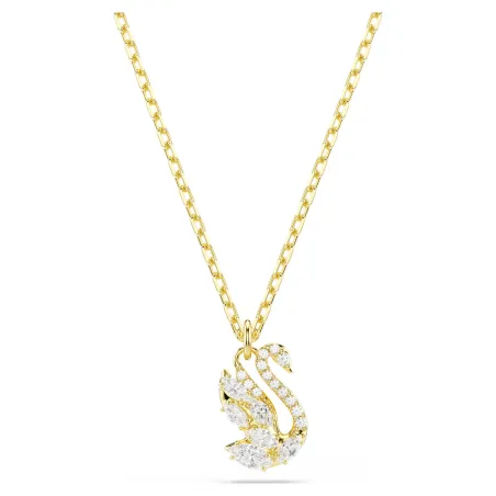 Collana Pendente Swan, Cigno, Finitura Oro 18K Donna Swarovski - category_name - XDMG De Marchi Gianotti