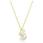 Collana Pendente Swan, Cigno, Finitura Oro 18K Donna Swarovski