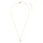 Collana Pendente Swan, Cigno, Finitura Oro 18K Donna Swarovski