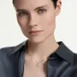 Collana Pendente Swan, Cigno, Finitura Oro 18K Donna Swarovski