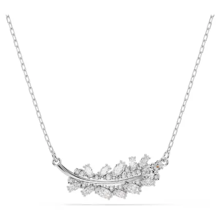 Collana Vienna, Piuma, Bianca, Placcato Rodio Donna Swarovski - category_name - XDMG De Marchi Gianotti