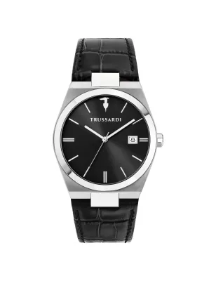 Orologio T-Milano Nero Quadrante Pelle R2451175004 Uomo Trussardi - category_name - XDMG De Marchi Gianotti