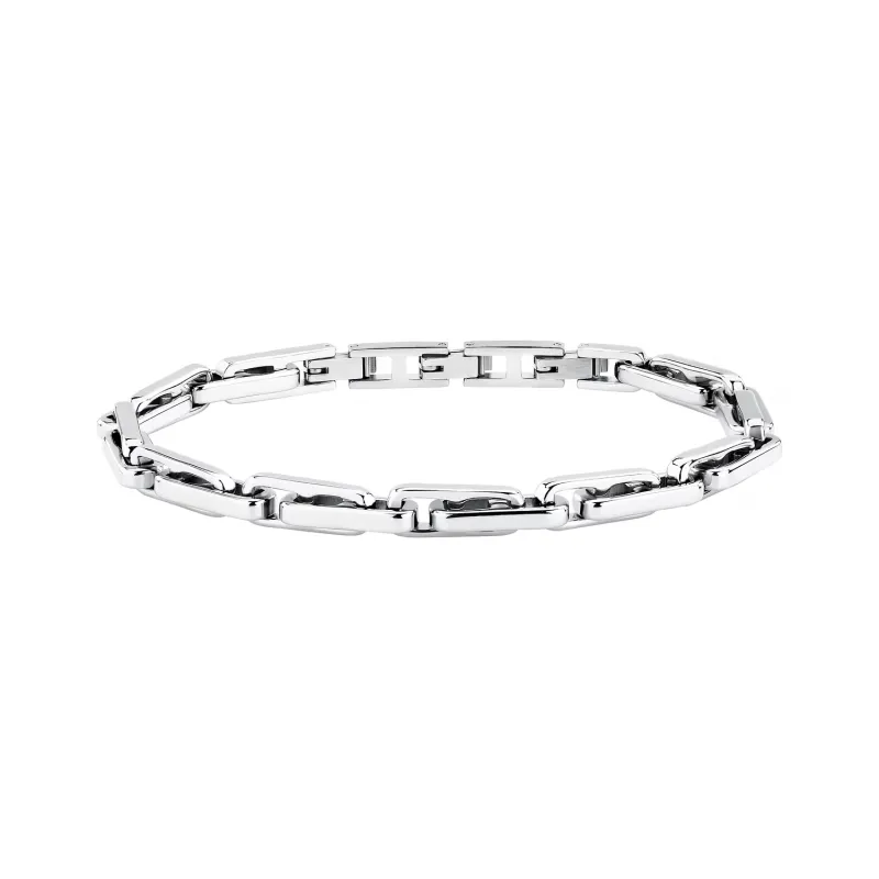 Bracciale T-Steel Catena Maglie Silver TJAXV53 Uomo Trussardi Bracciale T-Steel Catena Maglie Silver TJAXV53 Uomo Trussardi