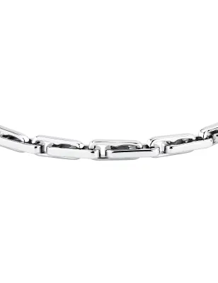 Bracciale T-Steel Catena Maglie Silver TJAXV53 Uomo Trussardi