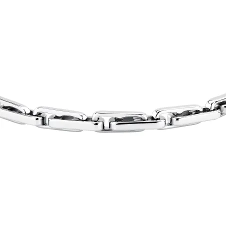 Bracciale T-Steel Catena Maglie Silver TJAXV53 Uomo Trussardi