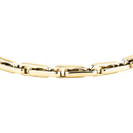 Bracciale T-Steel Catena Maglie Dorato TJAXV51 Uomo Trussardi
