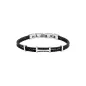 Bracciale T-Leather Doppio Filo Nero Silver TJAXZ13 Uomo Trussardi Bracciale T-Leather Doppio Filo Nero Silver TJAXZ13 Uomo Trussardi
