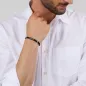 Bracciale T-Leather Doppio Filo Nero Silver TJAXZ13 Uomo Trussardi Bracciale T-Leather Doppio Filo Nero Silver TJAXZ13 Uomo Trussardi